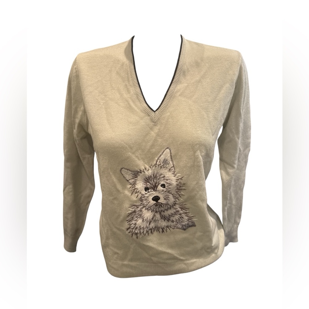 VTG ROCHELLE CALIFORNIA DOG SWEATER‎